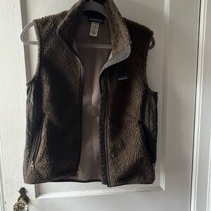 Patagonia Dark Brown Fleece Vest